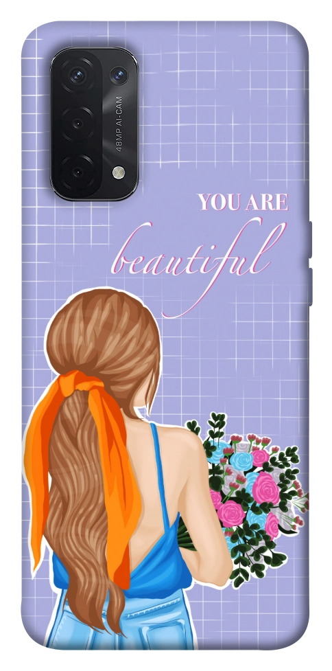 Чехол You are beautiful для Oppo A74 5G