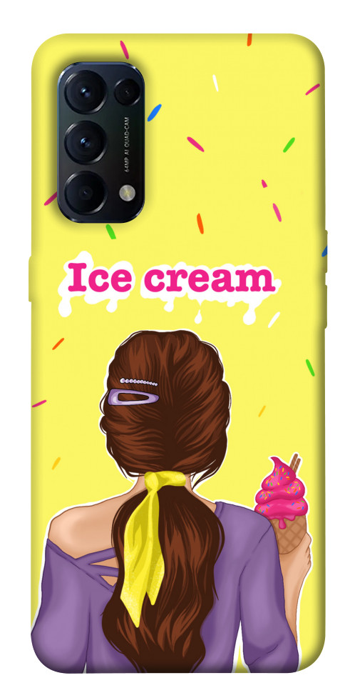 

Чехол Ice cream girl для Oppo Reno 5 4G 1530055