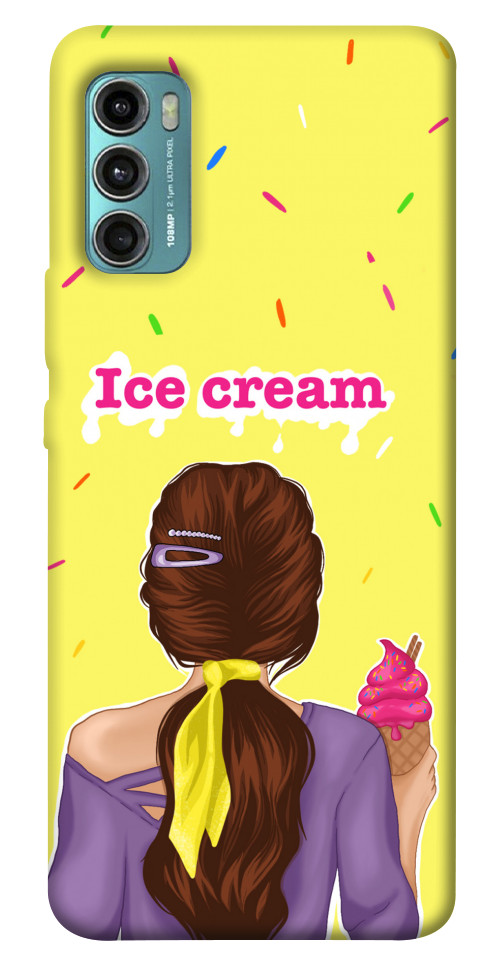 

Чехол Ice cream girl для Motorola Moto G60 1530076