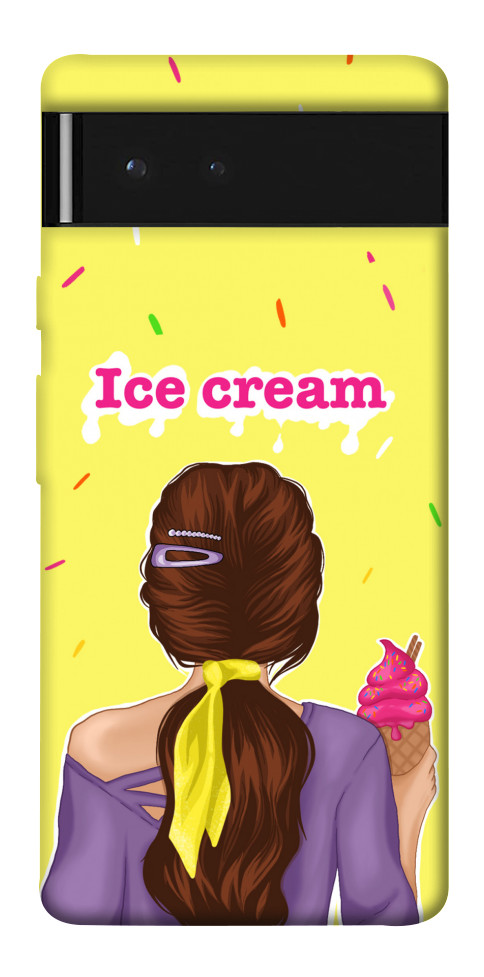 

Чехол Ice cream girl для Google Pixel 6 1530088