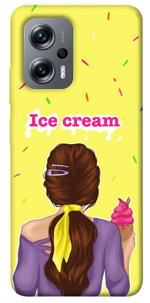 

Чохол Ice cream girl для Xiaomi Poco X4 GT 1530093