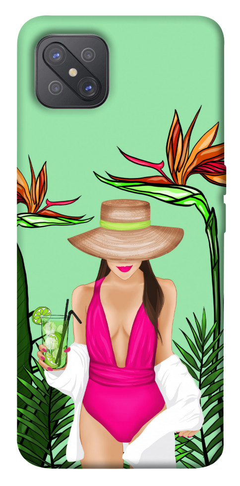 

Чехол Tropical girl для Oppo A92s 1530178