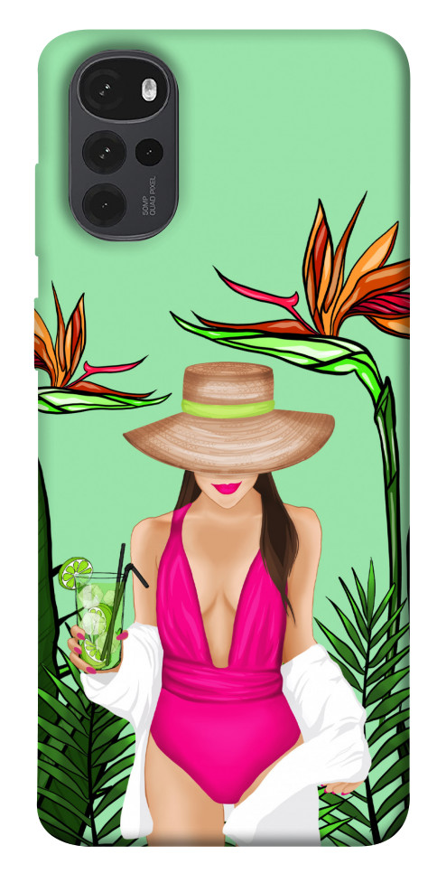 

Чехол Tropical girl для Motorola Moto G22 1530180