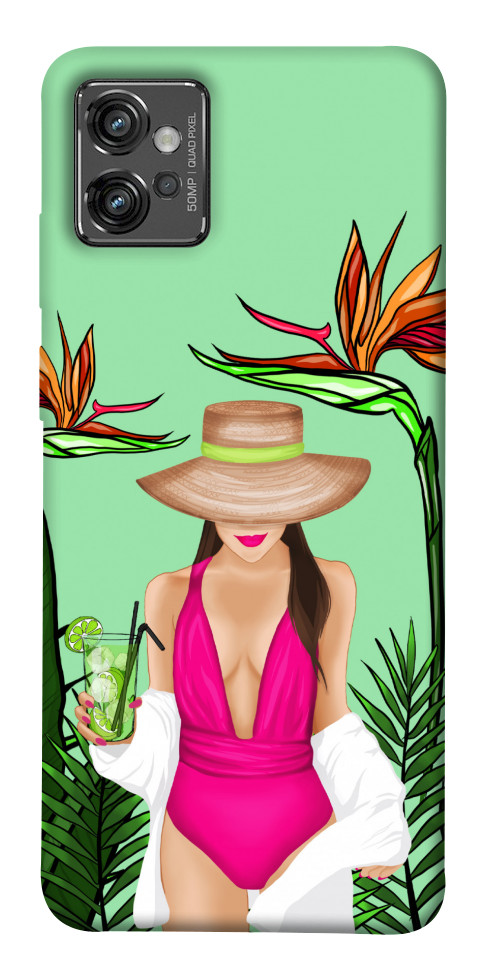 

Чехол Tropical girl для Motorola Moto G32 1530181