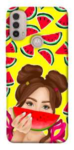 Чохол Watermelon girl для Motorola Moto E40