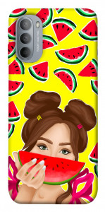 Чехол Watermelon girl для Motorola Moto G31