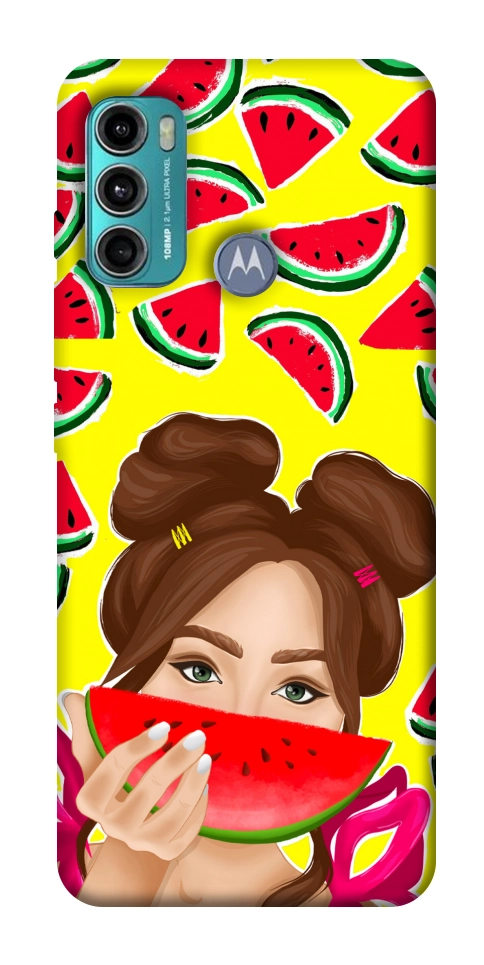 Чехол Watermelon girl для Motorola Moto G60