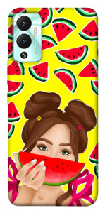 Чехол Watermelon girl для Infinix Hot 12 Play