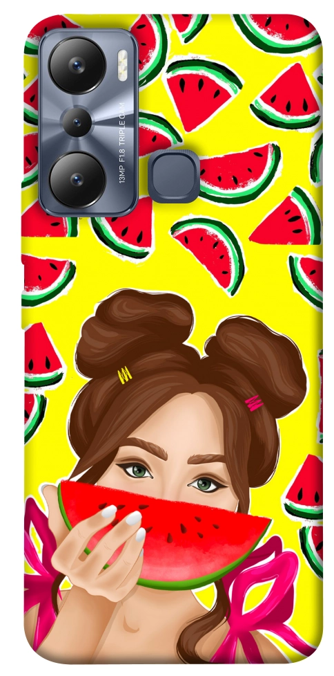 Чохол Watermelon girl для Infinix Hot 20i