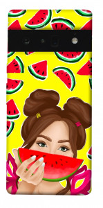 Чохол Watermelon girl для Google Pixel 6 Pro