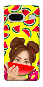 Чехол Watermelon girl для Google Pixel 7