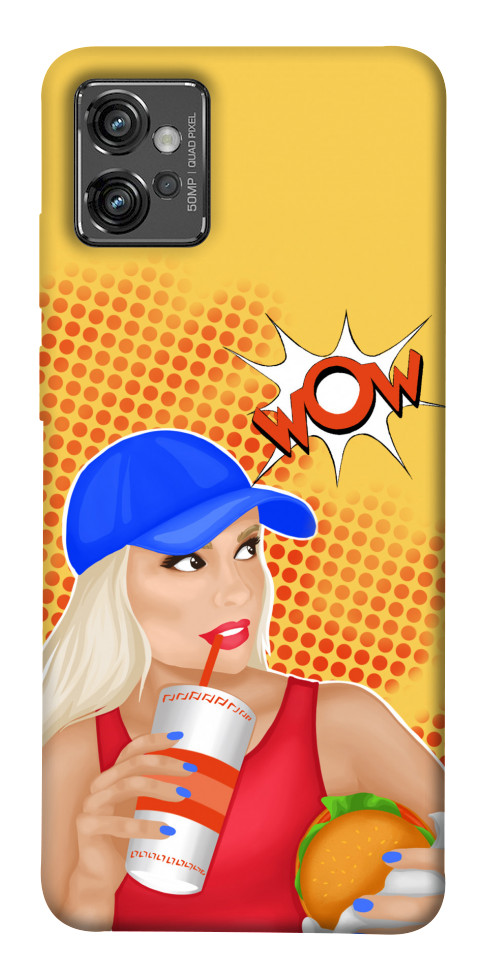 

Чехол Wow burger для Motorola Moto G32 1530261
