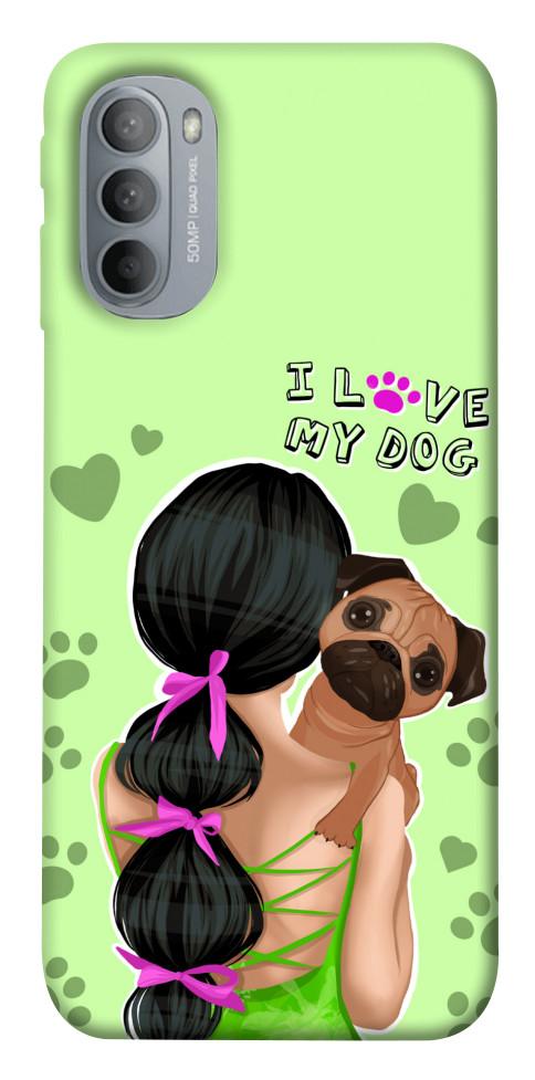 Чохол Love my dog для Motorola Moto G31