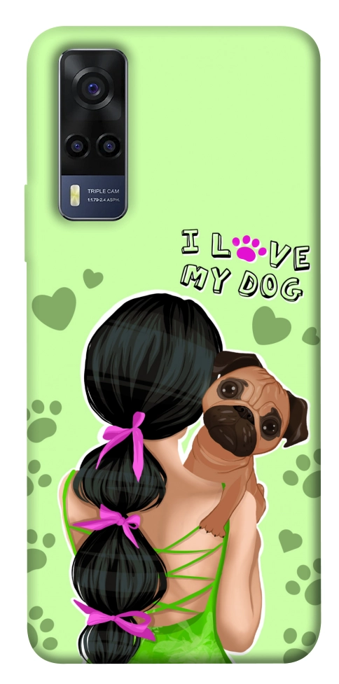 Чехол Love my dog для Vivo Y53s