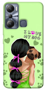 Чехол Love my dog для Infinix Hot 20i