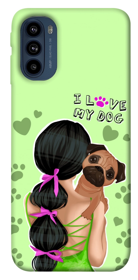 Чохол Love my dog для Motorola Moto G41