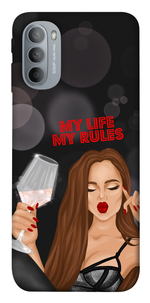 Чехол My life my rules для Motorola Moto G31