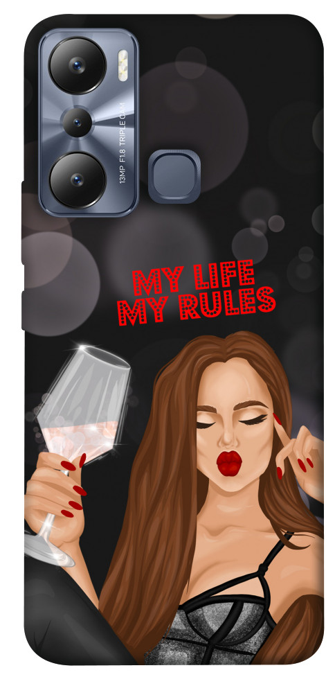 Чохол My life my rules для Infinix Hot 20i