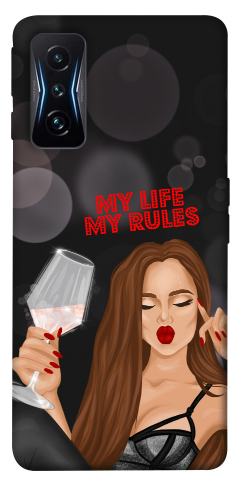 

Чехол My life my rules для Xiaomi Poco F4 GT 1530494