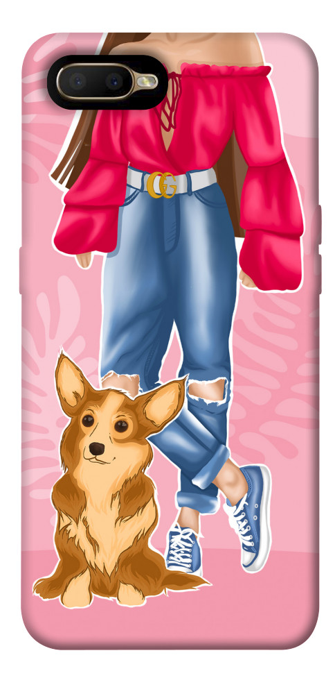 

Чехол Girl and corgi для Oppo AX5 1530577