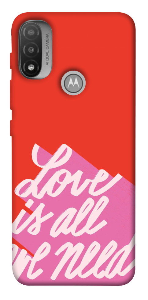 

Чехол Love is all need для Мotorola Moto E20 1531259