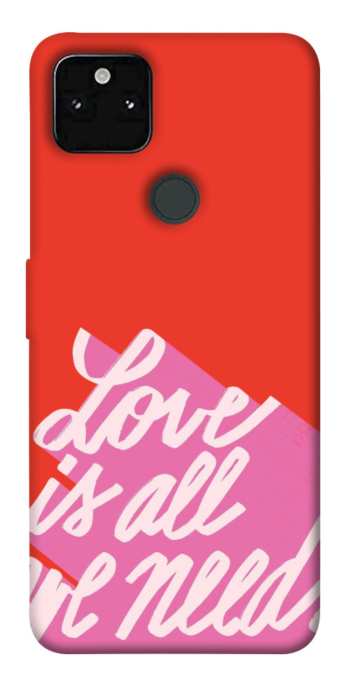 

Чехол Love is all need для Google Pixel 5A 1531261