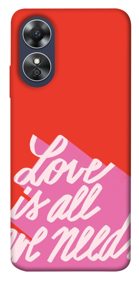 

Чехол Love is all need для Oppo A17 1531266