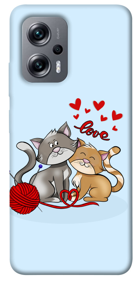 

Чехол Два кота Love для Xiaomi Poco X4 GT 1531350