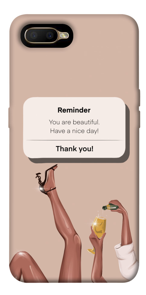 

Чехол Beautiful reminder для Oppo AX5 1532757