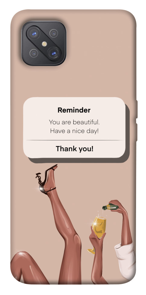 

Чехол Beautiful reminder для Oppo A92s 1532758