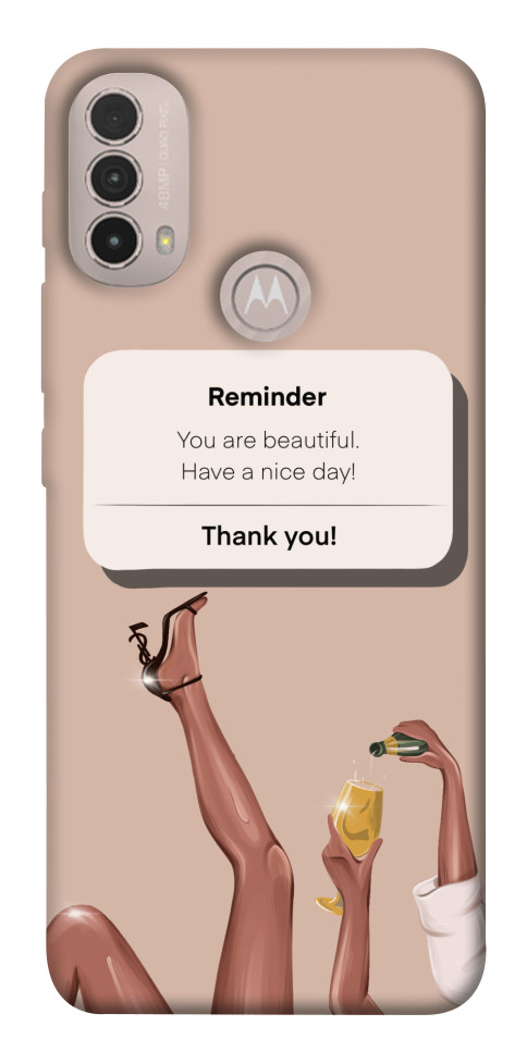 

Чохол Beautiful reminder для Motorola Moto E40 1532759