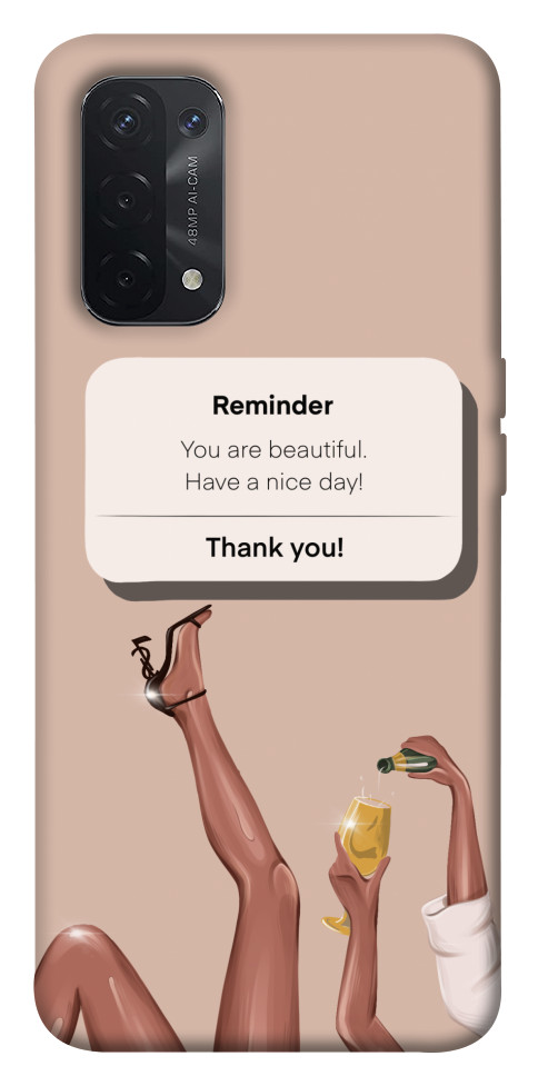 

Чохол Beautiful reminder для Oppo A74 5G 1532765