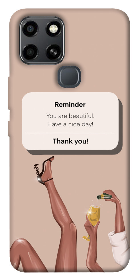 

Чехол Beautiful reminder для Infinix Smart 6 1532774