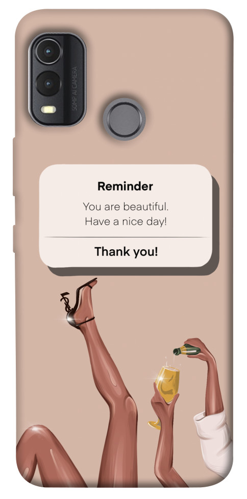 

Чехол Beautiful reminder для Nokia G11 Plus 1532775