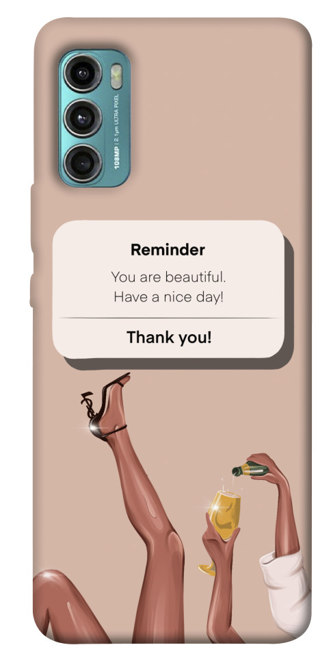 

Чехол Beautiful reminder для Motorola Moto G60 1532776