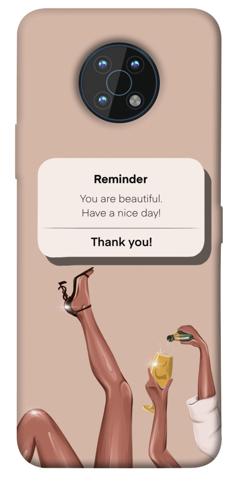 

Чехол Beautiful reminder для Nokia G50 1532783