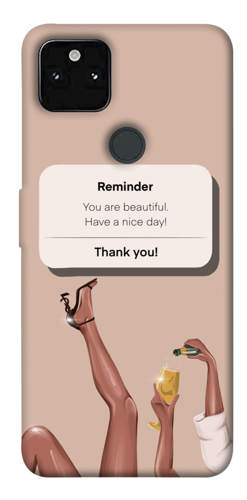 

Чохол Beautiful reminder для Google Pixel 5A 1532786