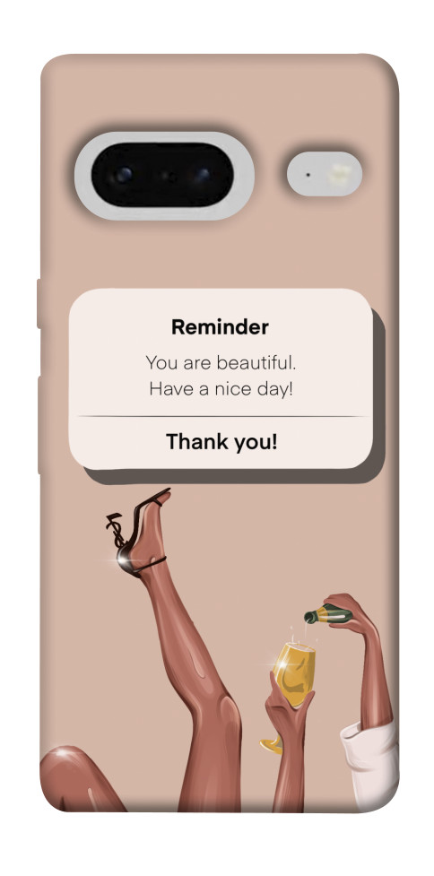 

Чехол Beautiful reminder для Google Pixel 7 1532789