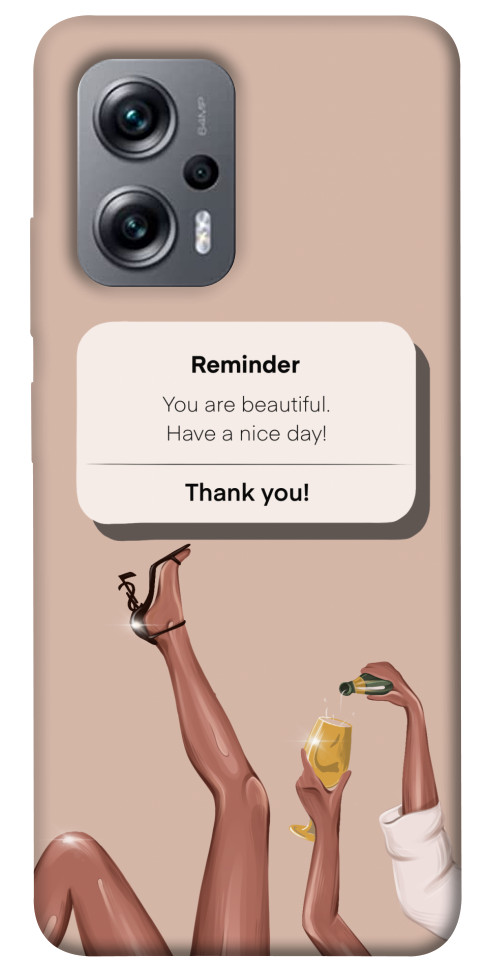 

Чохол Beautiful reminder для Xiaomi Poco X4 GT 1532793