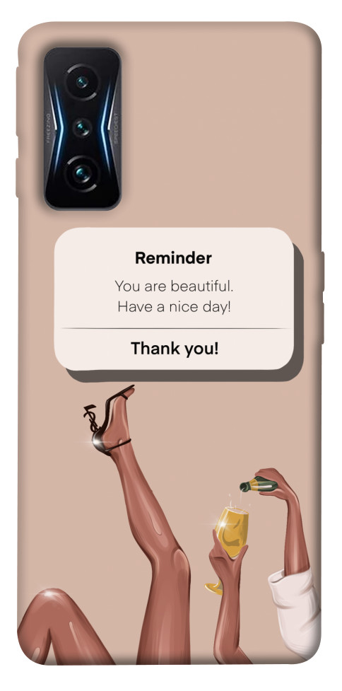 

Чохол Beautiful reminder для Xiaomi Poco F4 GT 1532794
