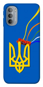Чехол Квітучий герб для Motorola Moto G31