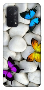 Чехол Butterflies для Oppo A74 5G