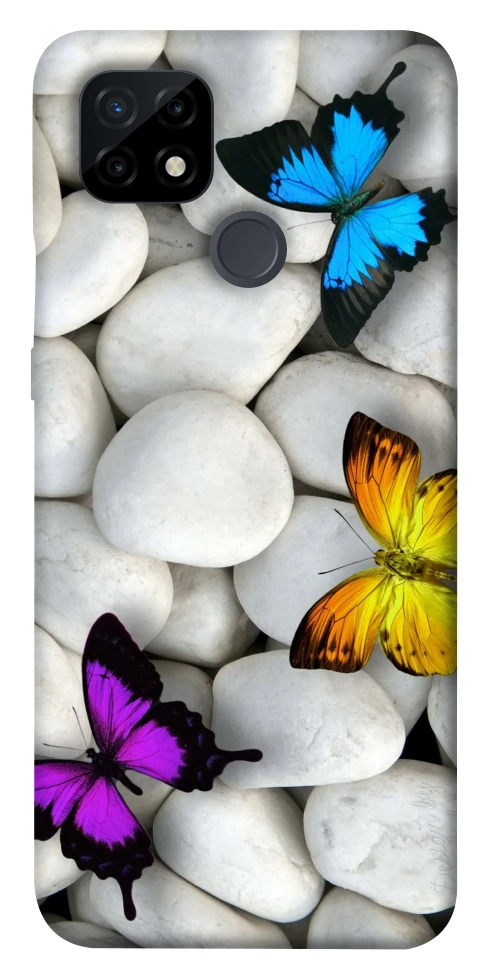 Чехол Butterflies для Realme C21