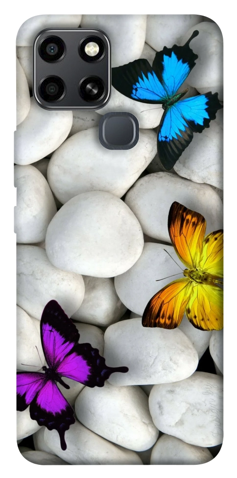 Чохол Butterflies для Infinix Smart 6