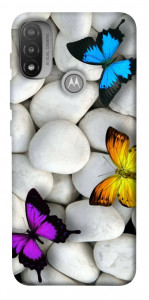 Чехол Butterflies для Мotorola Moto E20