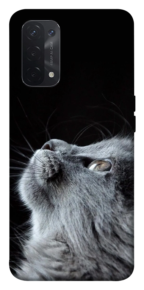 Чехол Cute cat для Oppo A74 5G