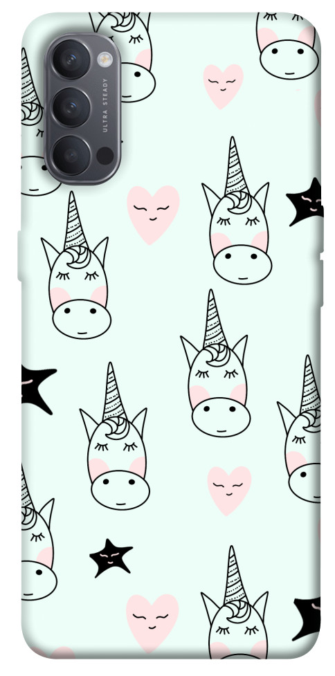 

Чехол Heart unicorn для Oppo Reno 4 1535032