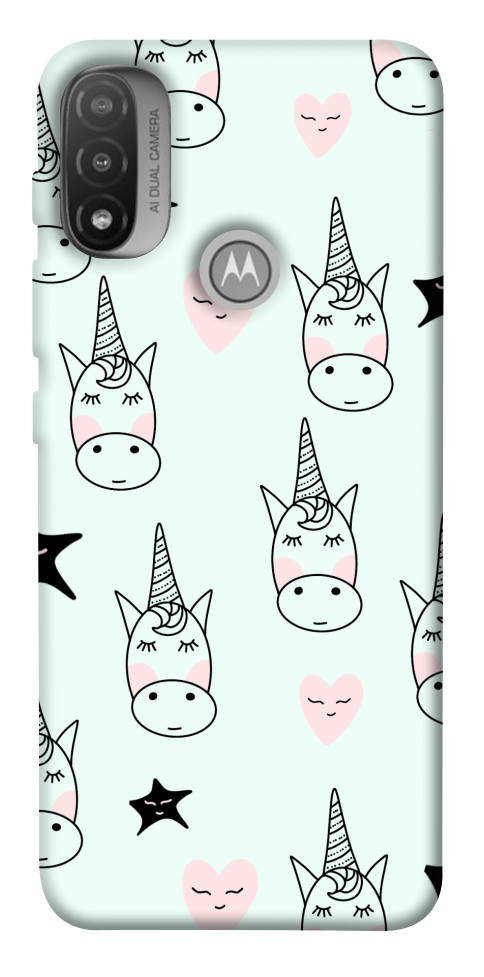 

Чехол Heart unicorn для Мotorola Moto E20 1535060