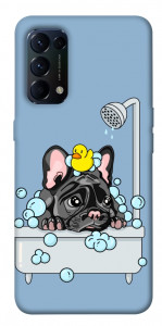 Чохол Dog in shower для Oppo Reno 5 4G