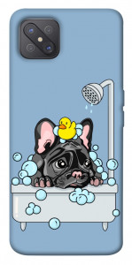 Чехол Dog in shower для Oppo A92s